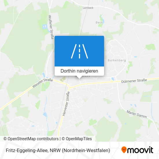 Fritz-Eggeling-Allee Karte