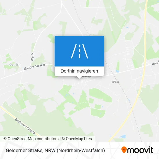 Gelderner Straße Karte