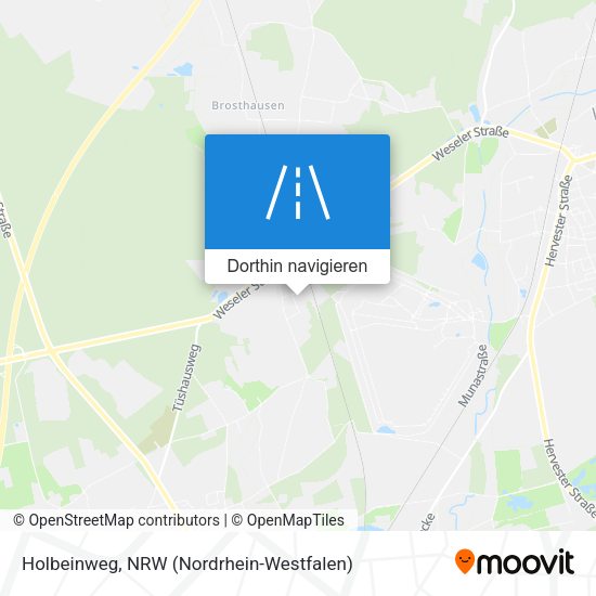 Holbeinweg Karte