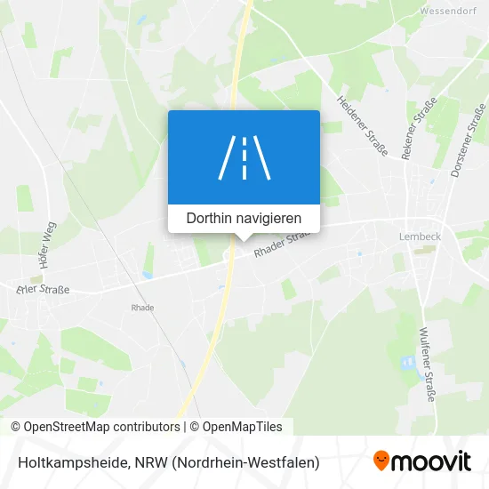 Holtkampsheide Karte