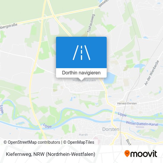 Kiefernweg Karte