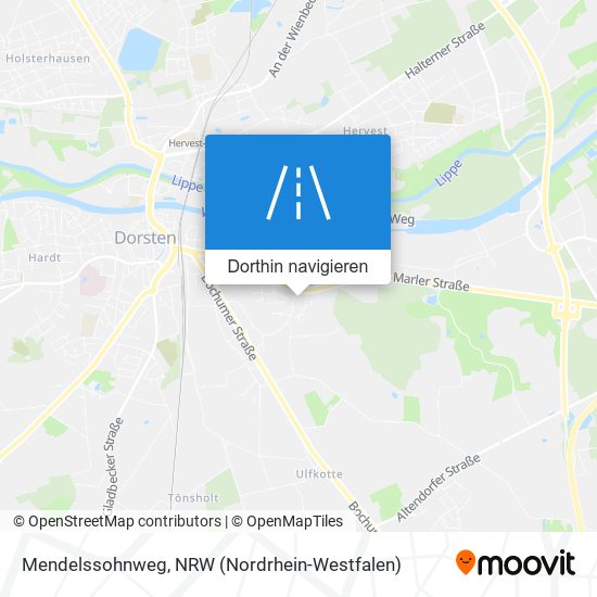 Mendelssohnweg Karte