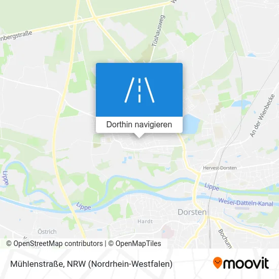 Mühlenstraße Karte