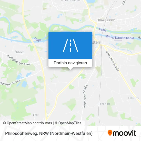 Philosophenweg Karte