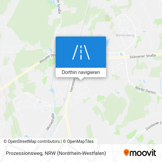 Prozessionsweg Karte