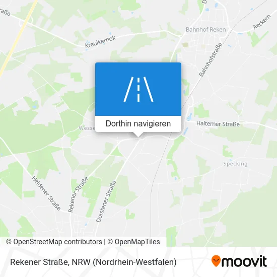 Rekener Straße Karte