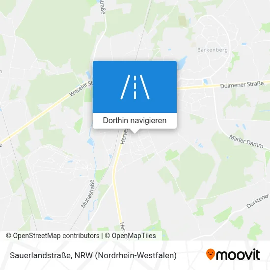 Sauerlandstraße Karte