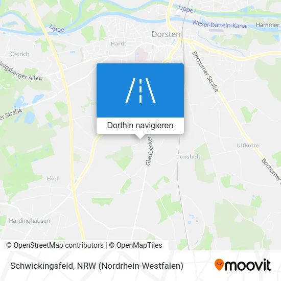 Schwickingsfeld Karte