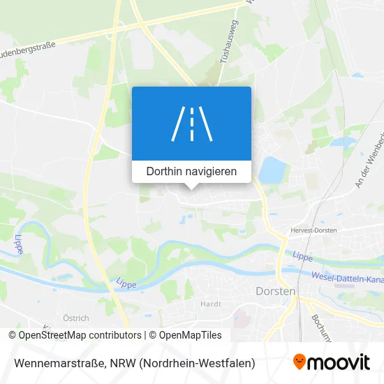 Wennemarstraße Karte