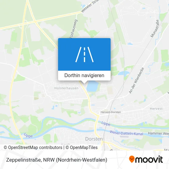 Zeppelinstraße Karte