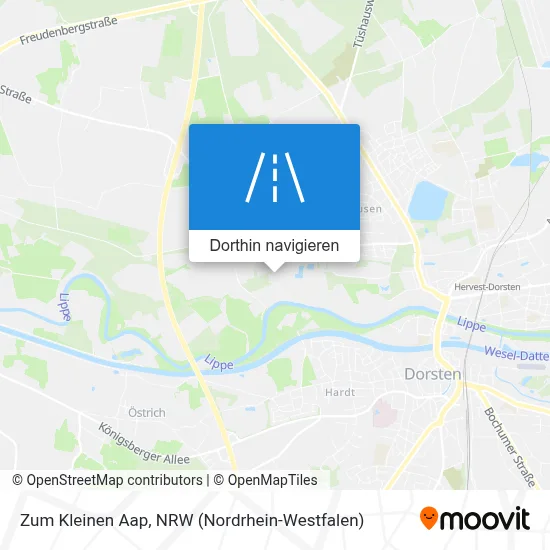 Zum Kleinen Aap Karte