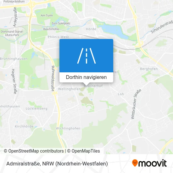 Admiralstraße Karte