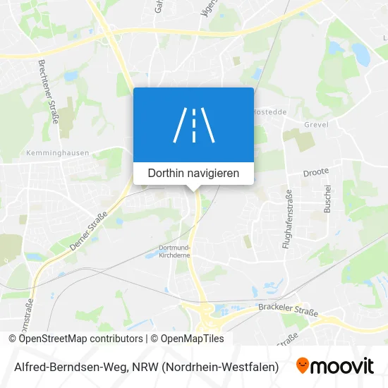 Alfred-Berndsen-Weg Karte