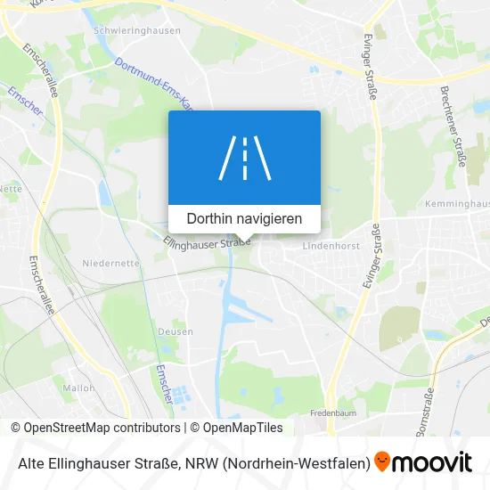 Alte Ellinghauser Straße Karte