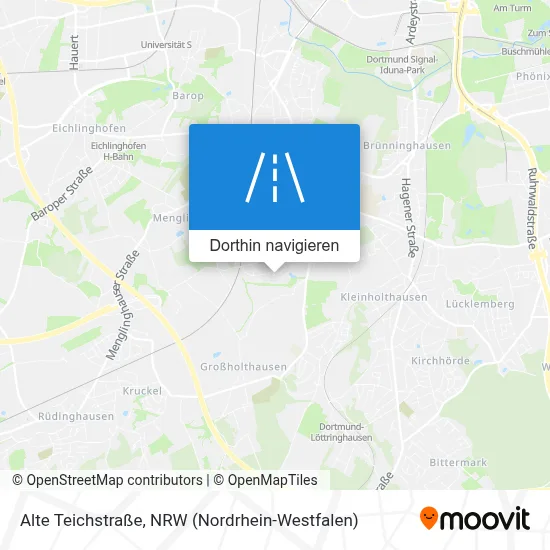 Alte Teichstraße Karte