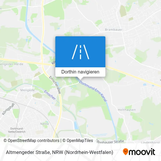 Altmengeder Straße Karte