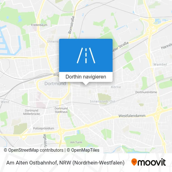 Am Alten Ostbahnhof Karte