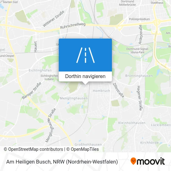 Am Heiligen Busch Karte