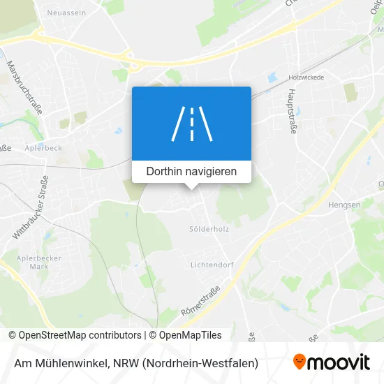 Am Mühlenwinkel Karte