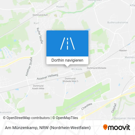 Am Münzenkamp Karte