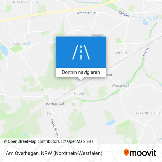 Am Overhagen Karte