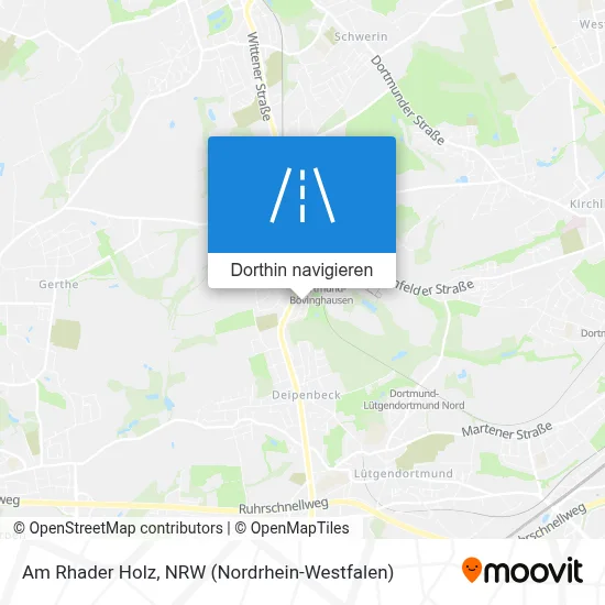 Am Rhader Holz Karte