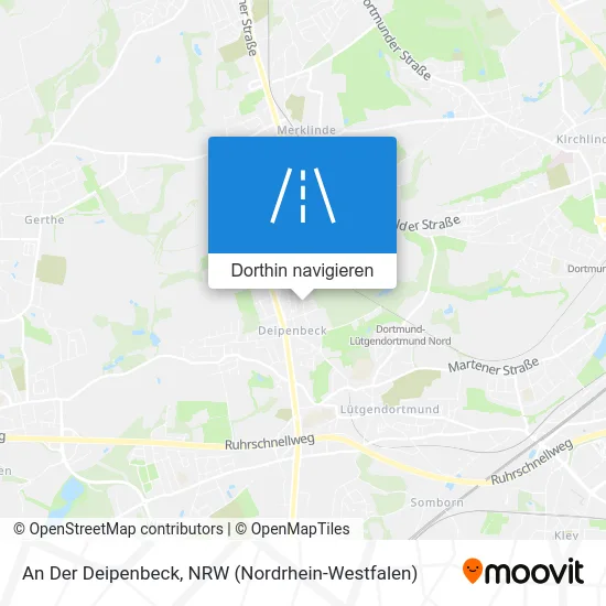 An Der Deipenbeck Karte