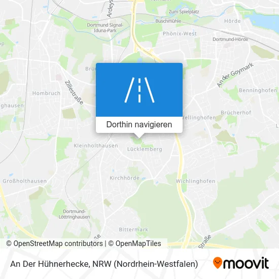 An Der Hühnerhecke Karte