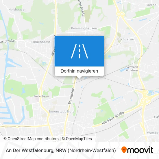 An Der Westfalenburg Karte