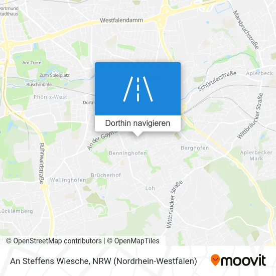 An Steffens Wiesche Karte