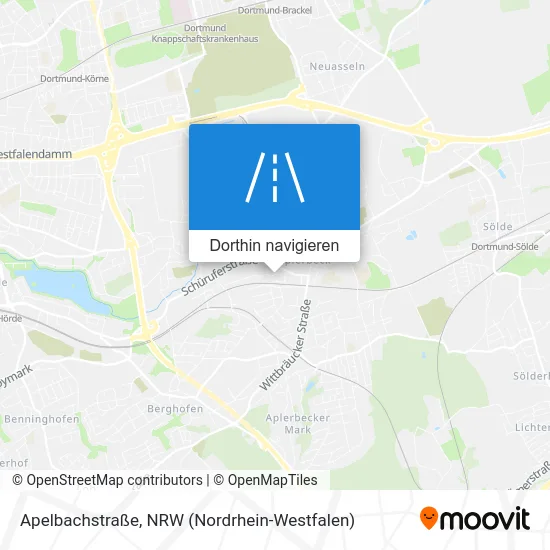 Apelbachstraße Karte