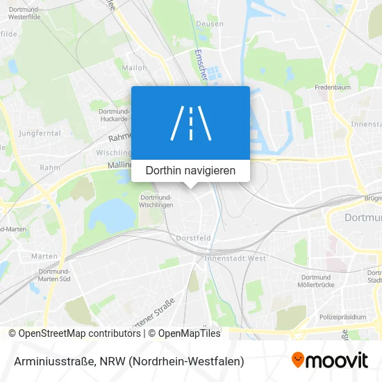 Arminiusstraße Karte