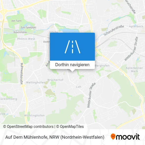 Auf Dem Mühlenhofe Karte