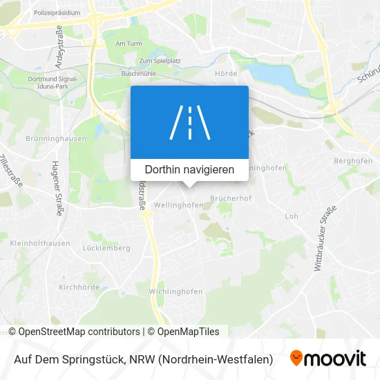 Auf Dem Springstück Karte