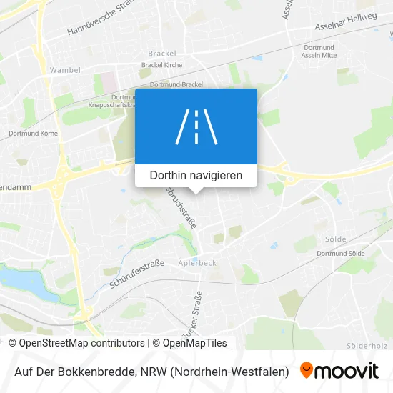 Auf Der Bokkenbredde Karte