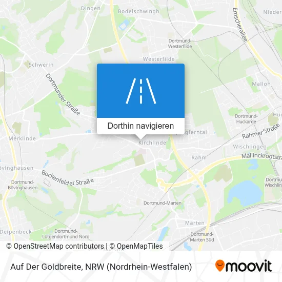 Auf Der Goldbreite Karte