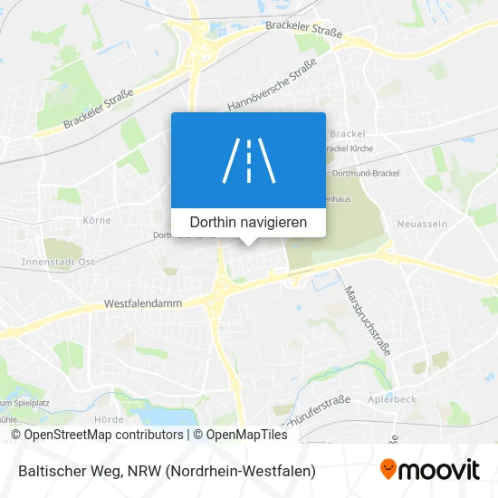 Baltischer Weg Karte