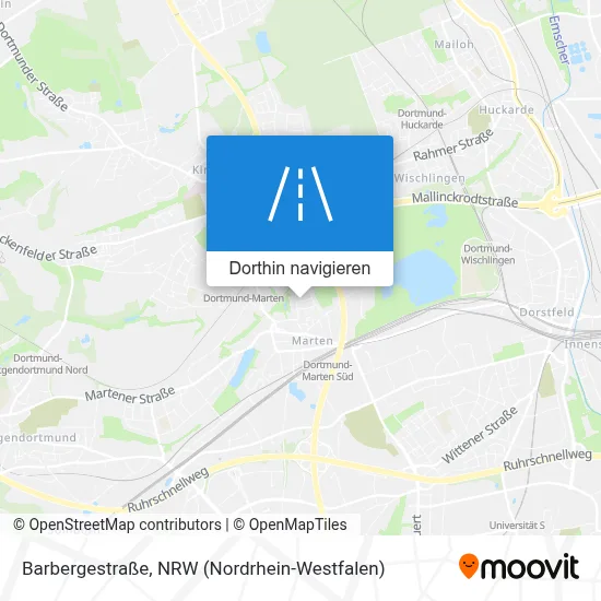 Barbergestraße Karte
