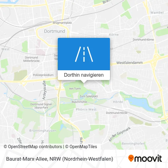 Baurat-Marx-Allee Karte