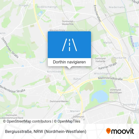 Bergiusstraße Karte