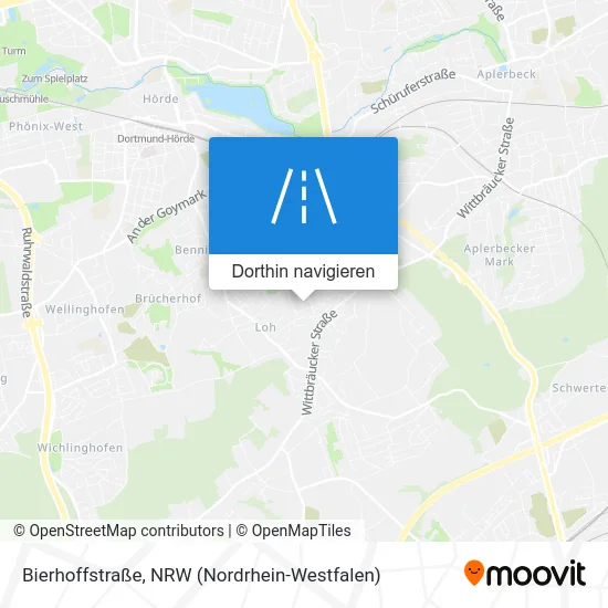 Bierhoffstraße Karte