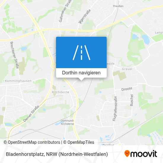 Bladenhorstplatz Karte