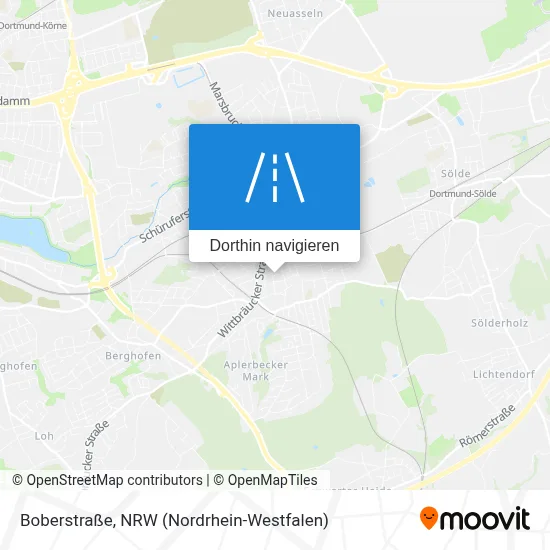 Boberstraße Karte