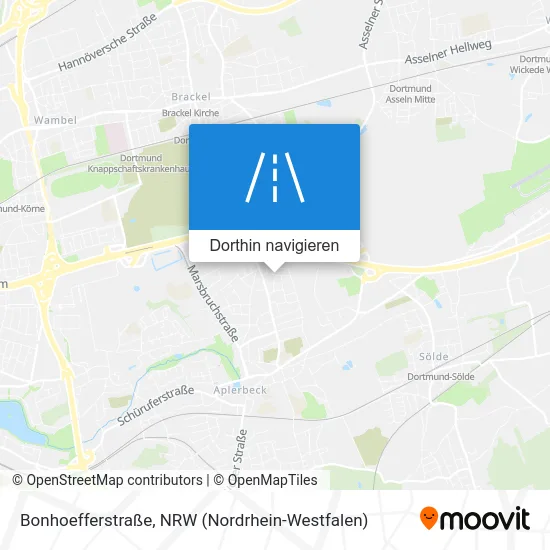 Bonhoefferstraße Karte