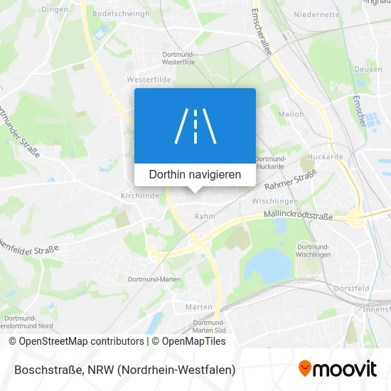 Boschstraße Karte