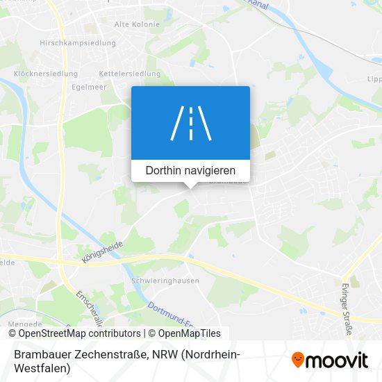 Brambauer Zechenstraße Karte