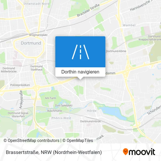 Brassertstraße Karte