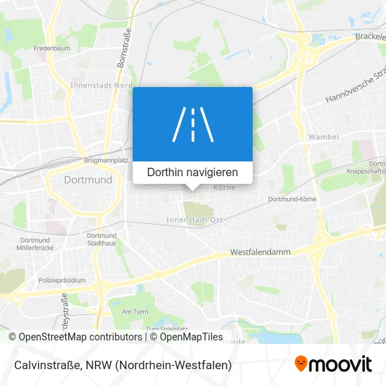 Calvinstraße Karte