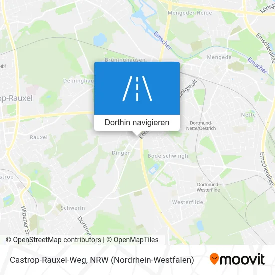 Castrop-Rauxel-Weg Karte
