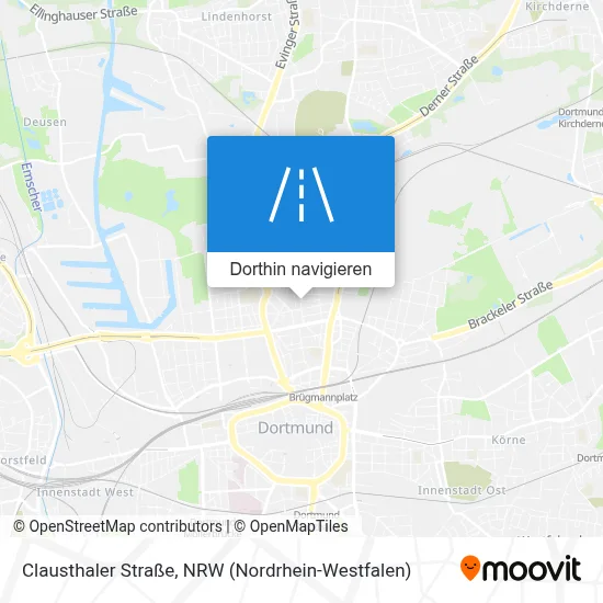 Clausthaler Straße Karte